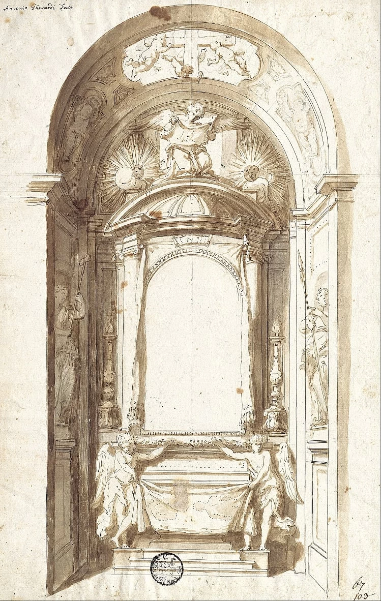 Studio per altare